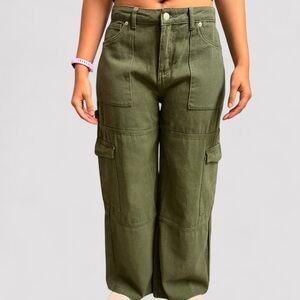 Olive Green Cargo Pants